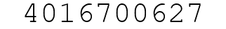 Number 4016700627.