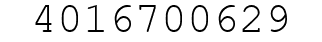 Number 4016700629.