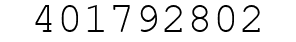 Number 401792802.