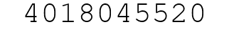 Number 4018045520.