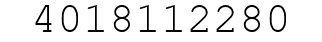 Number 4018112280.