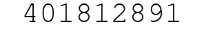 Number 401812891.