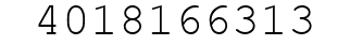 Number 4018166313.