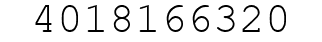 Number 4018166320.
