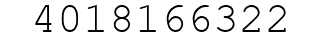 Number 4018166322.