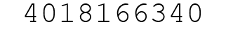 Number 4018166340.