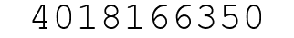 Number 4018166350.
