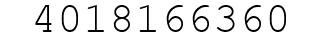 Number 4018166360.