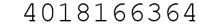 Number 4018166364.