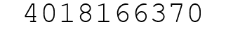 Number 4018166370.