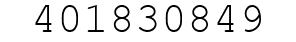 Number 401830849.
