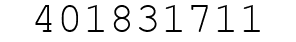Number 401831711.