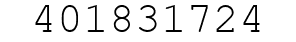 Number 401831724.