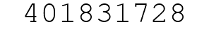 Number 401831728.
