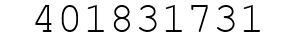 Number 401831731.