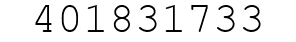 Number 401831733.
