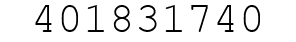 Number 401831740.
