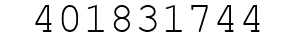 Number 401831744.