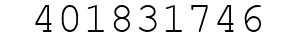 Number 401831746.
