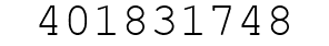 Number 401831748.