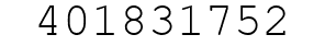 Number 401831752.