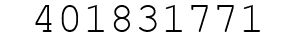 Number 401831771.