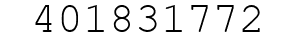 Number 401831772.