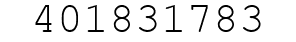Number 401831783.