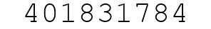 Number 401831784.