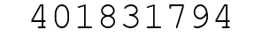 Number 401831794.