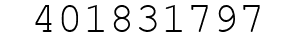 Number 401831797.