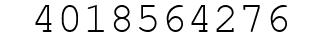 Number 4018564276.