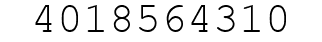 Number 4018564310.