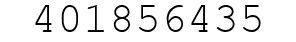 Number 401856435.