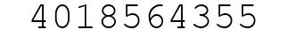 Number 4018564355.