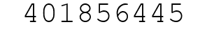 Number 401856445.