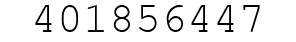 Number 401856447.