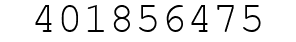 Number 401856475.