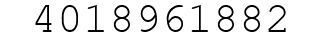 Number 4018961882.