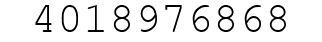 Number 4018976868.