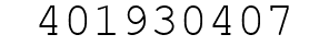 Number 401930407.