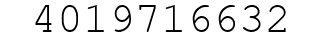 Number 4019716632.