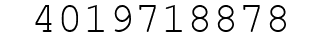 Number 4019718878.