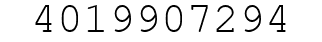 Number 4019907294.