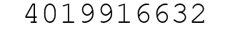 Number 4019916632.