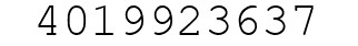 Number 4019923637.