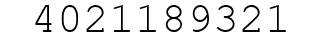 Number 4021189321.