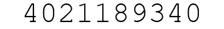 Number 4021189340.