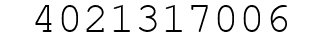 Number 4021317006.