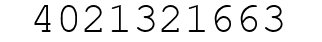 Number 4021321663.